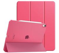 TiMOVO Cover per iPad Air 13 Pollici (M4 2026/M3 2025/M2 2024), Custodia Sottile Con Supporto, Supporta Touch ID, Auto Sveglia/Sonno con Retro Traslucido, Anguria Rossa