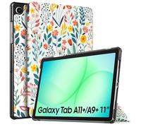 TiMOVO Cover per Samsung Galaxy Tab A11+ Plus/A9+ Plus 11 Pollici (2025/2023), Custodia Protettiva Leggera e Sottile con Cover Rigida, Auto Sveglia/Sonno, Fiori