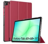 TiMOVO Cover per Samsung Galaxy Tab A11+ Plus/A9+ Plus 11 Pollici (2025/2023), Custodia Protettiva Leggera e Sottile con Cover Rigida, Auto Sveglia/Sonno, Vino Rosso