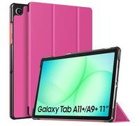 TiMOVO Cover per Samsung Galaxy Tab A11+ Plus/A9+ Plus 11 Pollici (2025/2023), Custodia Protettiva Leggera e Sottile con Cover Rigida, Auto Sveglia/Sonno, Rosso Begonia