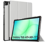 TiMOVO Cover per Samsung Galaxy Tab A11+ Plus/A9+ Plus 11 Pollici (2025/2023), Custodia Protettiva Leggera e Sottile con Cover Rigida, Auto Sveglia/Sonno, Grigio Albicocca