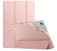 TiMOVO Cover per Samsung Galaxy Tab A9+/A9 Plus 11" 2023, Oro Rosa | Trasparente, TPU Morbido e Sottile, Auto Sveglia/Sonno