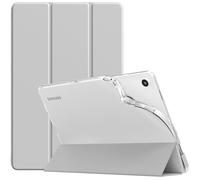 TiMOVO Cover per Samsung Galaxy Tab A9+/A9 Plus 11" 2023 SM-X210/X216/X218, Cover Posteriore Sottile e Morbido in TPU Traslucido, Risveglio/Sonno Automatico, Argento Grigio