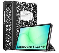 TiMOVO Cover Protettiva Compatibile con Samsung Galaxy Tab A11/A9 8,7 Pollici (2025/2023), Sottile e Leggero, Cover Protettiva a Guscio Posteriore Rigido, Taccuino Nero