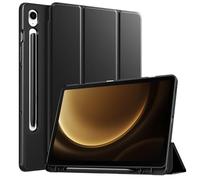 TiMOVO Custodia Compatibile con Samsung Galaxy Tab S9 Fe 2023 SM-X518U/SM-X510N/SM-X516B, Cover Sottile con Supporto per Galaxy Tab S9 Fe 10.9'', con Portapenna per S Pen, Auto Sonno/Sveglia, Nero