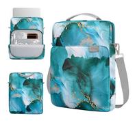 TiMOVO Custodia per Laptop per MacBook Neo 13 pollici 2026 Modello A3404 con Chip A18 Pro, Borsa da Trasporto con Manico e Tracolla, Blu Pavone Setoso