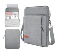 TiMOVO Custodia per Laptop per MacBook Neo 13 pollici 2026 Modello A3404 con Chip A18 Pro, Borsa da Trasporto con Tracolla, Grigio Chiaro
