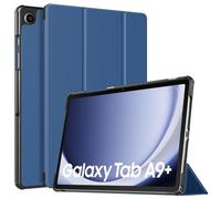 TiMOVO Cover per con Galaxy Tab A9+/A9 Plus 11" 2023 SM-X210/X216/X218, Sottile e Leggero, Cover Protettiva a Guscio Posteriore Rigido per Galaxy Tab A9+, Risveglio Automatico/Sleep, Blu Marino