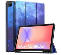 TiMOVO Custodia per Samsung Galaxy Tab S10 Lite 10,9 Pollici 2025 SM-X400/X406 con Portapenne S Pen, Supporto Sottile Cover Protettiva Posteriore in TPU,Supporta Auto Sveglia/Sonno, Cielo Stellato Blu