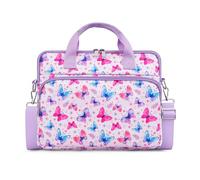 TiMOVO Custodia per Tablet per Bambine, Borsa per Tablet 12,5 Pollici con Tracolla, Contenitore per Tablet Universale, Borsa per Tablet Portatile per Fire Tablet, Kindle, iPad, Farfalla