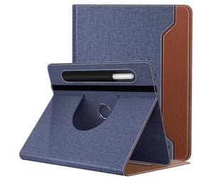 TiMOVO Custodia per Universale Tablet 9-11 Pollici, Denim Blu Marrone