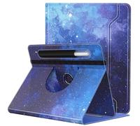 TiMOVO Custodia Universale per Tablet da 9-11 inch, Cover Protettiva con Supporto Girevole a 360 Gradi e Tasca per Penna per Tablet Schermo Tattile Android da 9 10 10.1 inch, Cielo Stellato Blu