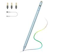 TiMOVO Penna stilo per iPad, Apple Pencil per iPad 2018-2024 10/9/8/7/6a generazione, iPad Pro, iPad Air 3/4/5/6, iPad Mini 6/5, scrittura precisa e disegno Palm Rejection Apple Pencil di prima