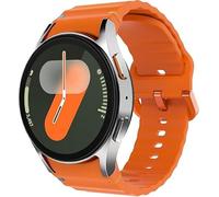 TiMOVO Sport Band Compatibile con Samsung Galaxy Watch 7/6/5/4 Band 40/44mm, Bands No Gap per Galaxy Watch FE 40mm, 5 pro 45mm, 6 Classic 43/47mm, 4 Classic 42/46mm, Arancione