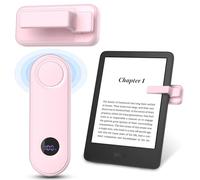 TiMOVO Telecomando Voltapagine per eReader Kindle Paperwhite Oasis Kobo, Clicker Page Turner con Power Display per iPhone iPad Android Tablet, Fotocamera Video Trigger Remoto - Rosa