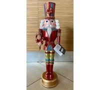 Timstor Soldatino Natalizio Schiaccianoci Glitter Natale Grande 242683 50,5 cm
