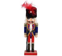 TIMSTOR Soldatino Schiaccianoci di Natale con Fucile 25,5cm in Legno