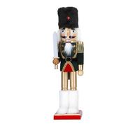 TIMSTOR Soldatino Schiaccianoci di Natale con Spada 38cm in Legno