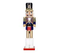 TIMSTOR Soldatino Schiaccianoci di Natale con Tamburo 38cm in Legno
