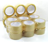 timtina - Set di 18 rotoli di nastro adesivo per imballaggio, colore: Trasparente