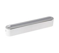 Tin Aluminum Foil Dispenser with Cutter - Magnetic Wrap Organizer for Cling Film, Parchment Paper, and Kitchen Foils, Compact and Durable Holder with Cutter, Baking, Cooking, Food