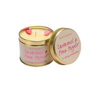TIN CANDLE - CARAMEL E PINK PEPPER