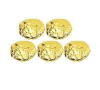 Tin Foil Conditioning Hat Reusable Heating Cap 5 Pack Salon Quality Hair Baking Dye Caps for Deep Conditioning at Home Elastic Band Design Lightweight Durable Tinfoil Material