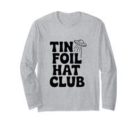 Tin Foil Hat Club per credenti UFO Alieni Maglia a Manica