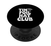 Tin Foil Hat Club per credenti UFO alieni PopSockets PopGrip Adesivo