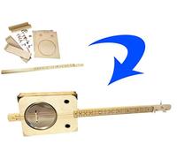 "Tin pan Alley 3-string pittura in cassa di risonanza chitarra kit fai da te
