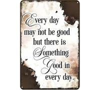 Tin Sign Find Something Each Day Retro Home Decor 8 X 12 in