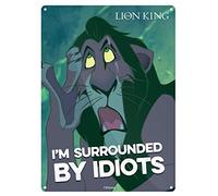 Tin Sign Small Disney Favourites Surroun