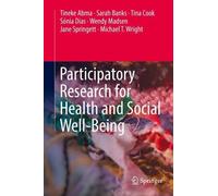 Tina Cook Tineke Abma Wendy Mads Participatory Research for (Copertina rigida)
