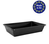 Tina de plastico Contenitore plastica 20 l Baño de polvo 60x40x12 cm petigi