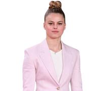 Tina Hausmann (Pink Suit) Half Body Buddy Cutout