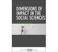 Tina Haux Dimensions of Impact in the Social Sciences (Copertina rigida)