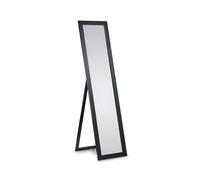 TINA SPECCHIO DA TERRA CON CORNICE LISCIA 40x160CM NERO
