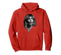 Tina Turner Airbrush Red Lips And Sparkle Felpa con Cappuccio