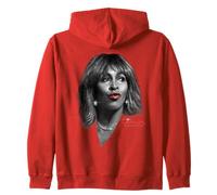 Tina Turner Airbrush Red Lips And Sparkle Felpa con Cappuccio