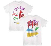 Tina Turner - Break Every Rule Tour 87 - T-Shirt Bianca Da Uomo A Maniche Corte