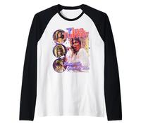 Tina Turner Mixed Retro Collage Maglia con Maniche Raglan