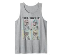 Tina Turner Retro Pastel Squares Canotta