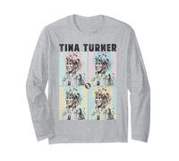 Tina Turner Retro Pastel Squares Maglia a Manica