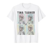 Tina Turner Retro Pastel Squares Maglietta