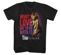 Tina Turner What’s Love Got To Do With It T-Shirt Manica Corta Nera