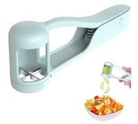 TINA.WIN Taglia Pomodorini Uva Affettatrice Per Uva Taglia Pomodori Affettatrice Per Bambini Ciliegia，Pomodoro，Decorazione Torte Fragole Tagliare Un Quarto(Blu)
