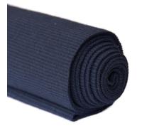 TinaKim Tessuto a costine, materiale Sandex in cotone, per cinture, colletto, polsini della giacca con cappuccio (blu navy 47, 109 x 20 cm)