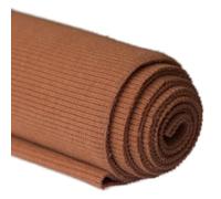 TinaKim Tessuto a costine per cinture, colletti, polsini e finiture (43 x 50 cm, 53 caramello)