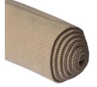 TinaKim Tessuto a costine per collari, fasce per vita collare manica polsini materiale (62 kaki, 43x8 pollici)