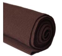 TinaKim Tessuto a costine per magliette, per cinturini, collo e polsini in materiale (109,2 x 20,3 cm, 58 caffè)